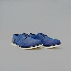 London Fog Men’s Blue Oxford Casual Shoes - Size 11